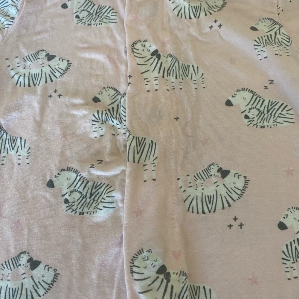 Magnetic Me Pink Little One Zebra Modal Footie 3-6 months - Picture 4 of 8